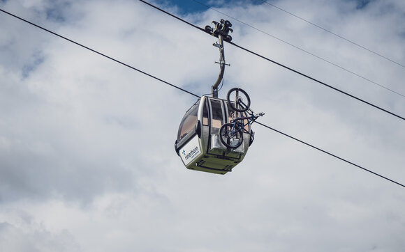 Gondel mit Bike Rinerhorn | © Davos Klosters Mountains