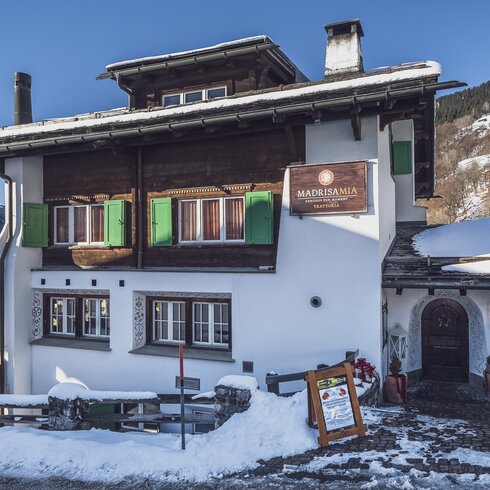 Aussenansicht des Madrisa-Mia an der Talstation der Madrisa Bergbahn. | © Davos Klosters Mountains