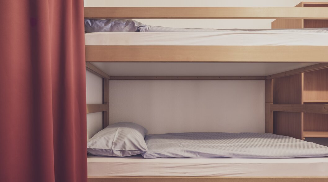 Bunk bed with bedding  | © Davos Klosters Mountains 